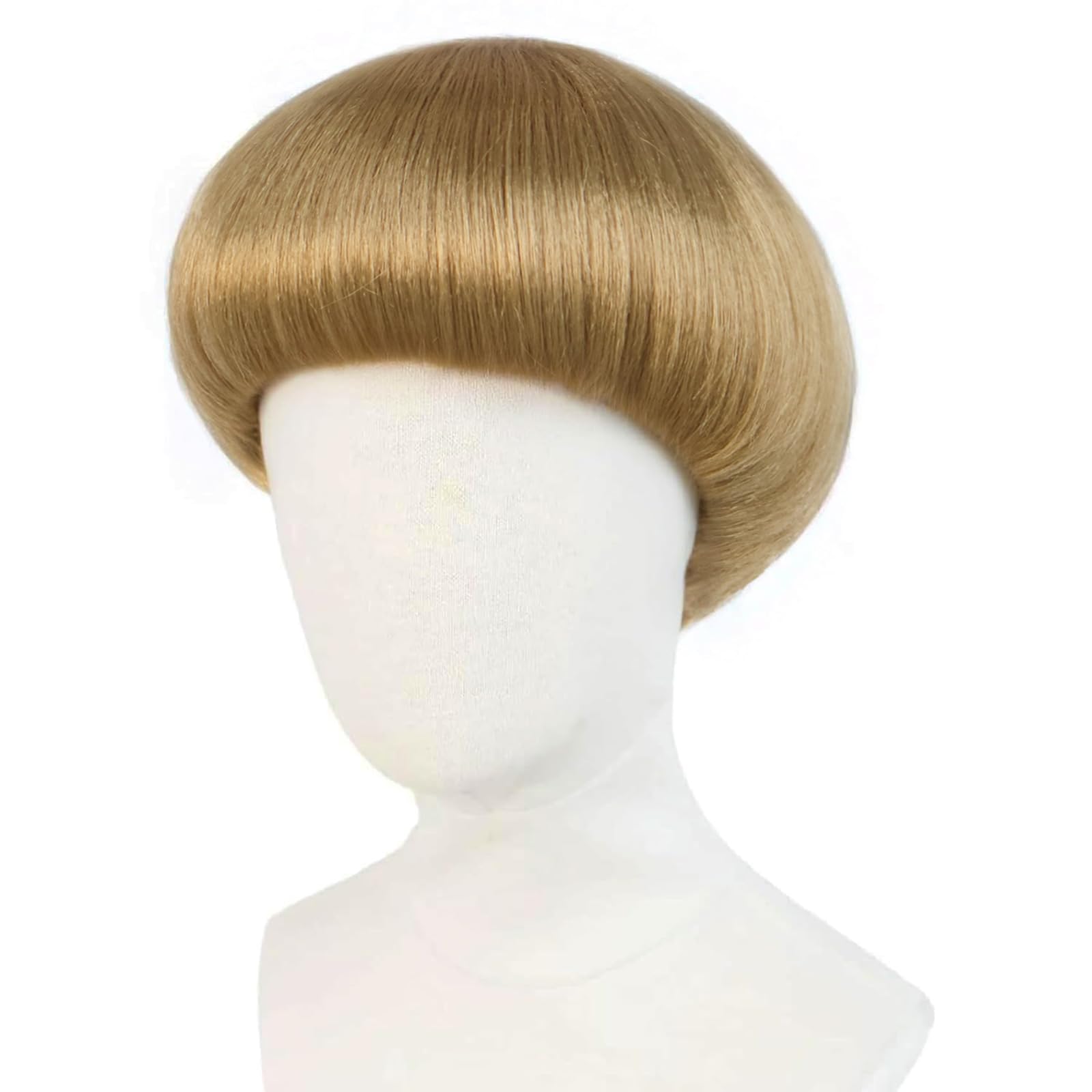 JoneTing front view of wig showing clean blonde bob and polished look