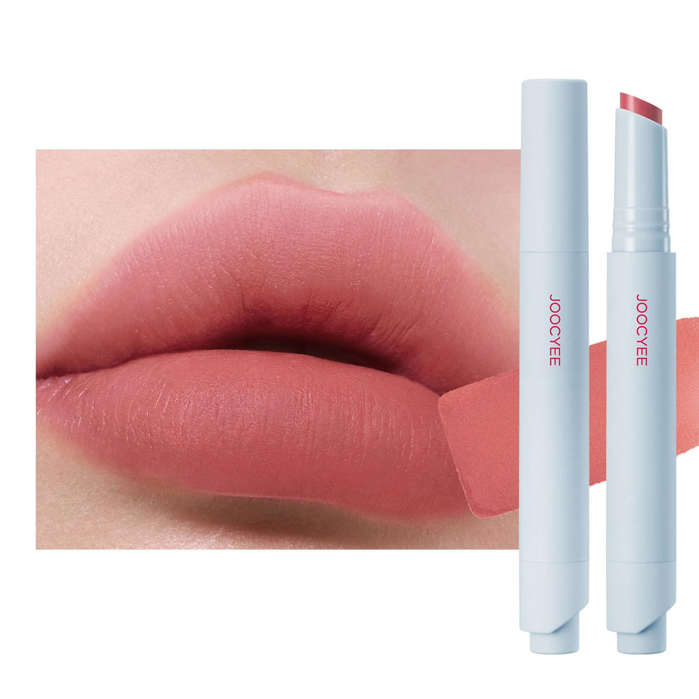 Joocyee front view of Ballet Pink pencil shows sleek compact design and portability