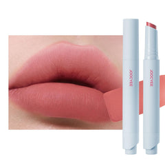 Joocyee front view of Ballet Pink pencil shows sleek compact design and portability
