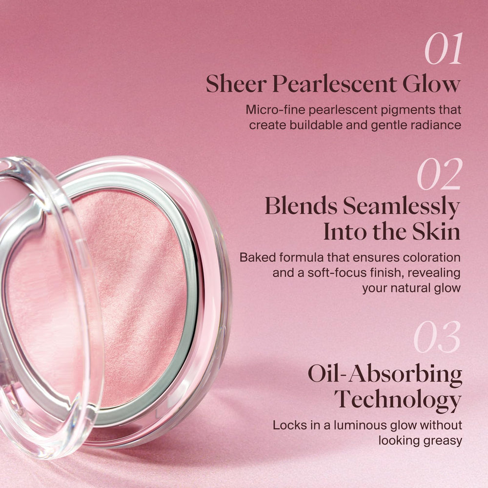 Joocyee texture swipe on arm showing smooth micro-fine powder benefit