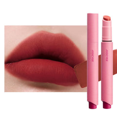 Joocyee front packaging showing velvet rouge pencil and tone benefit