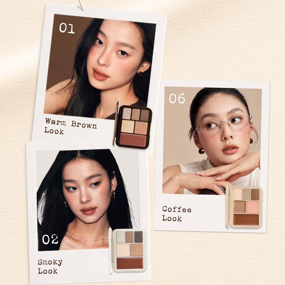 Joocyee palette held in hand showing scale and pocket-size convenience for on-the-go touchups