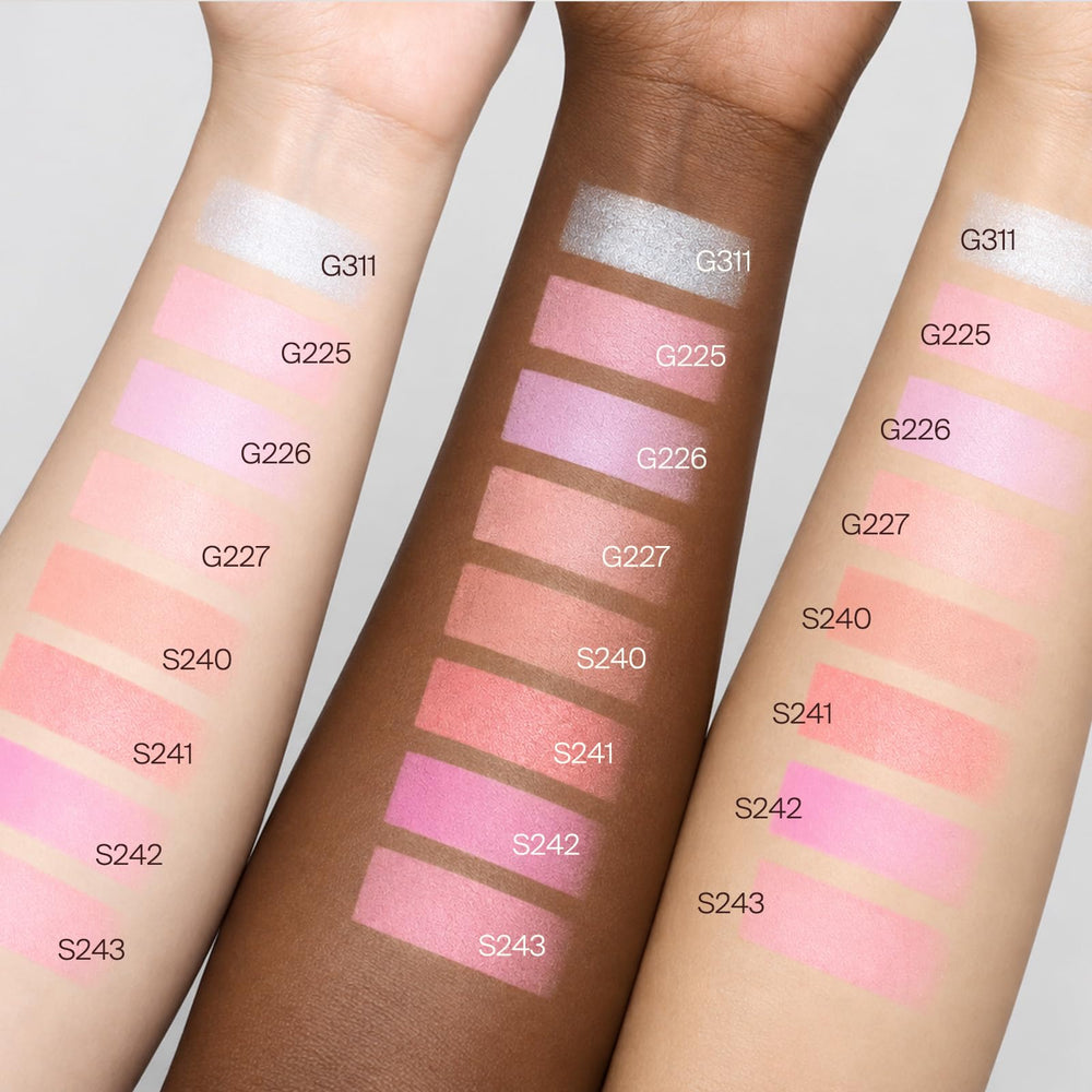 JOOCYEE swatch of Veil Nude on forearm showing sheer to buildable radiance