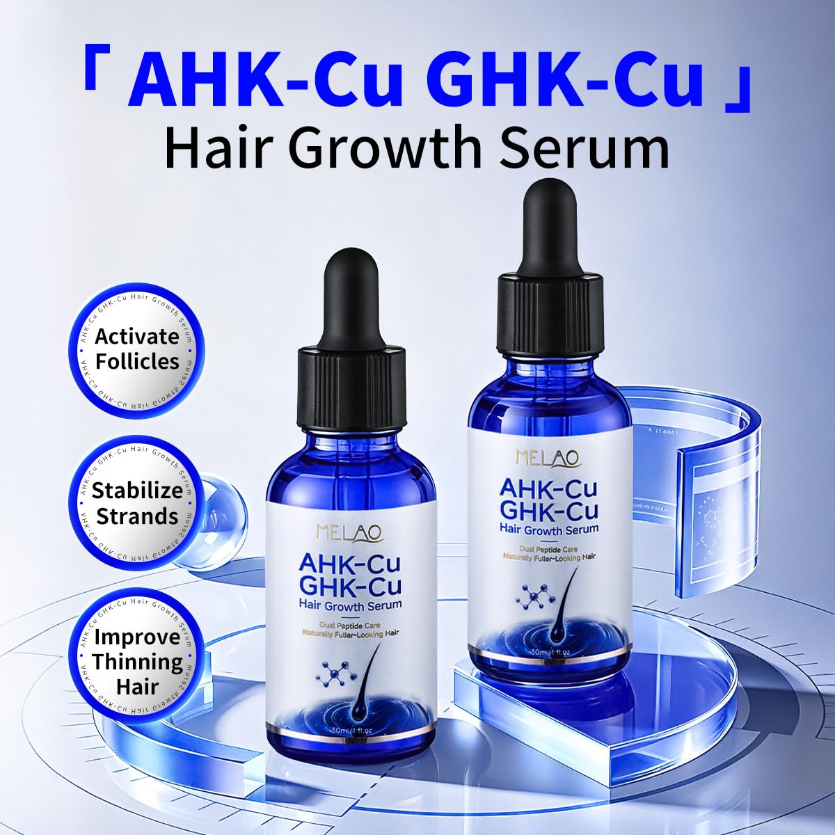 Jornanbo serum texture close-up illustrating fast-absorbing, non-greasy benefit