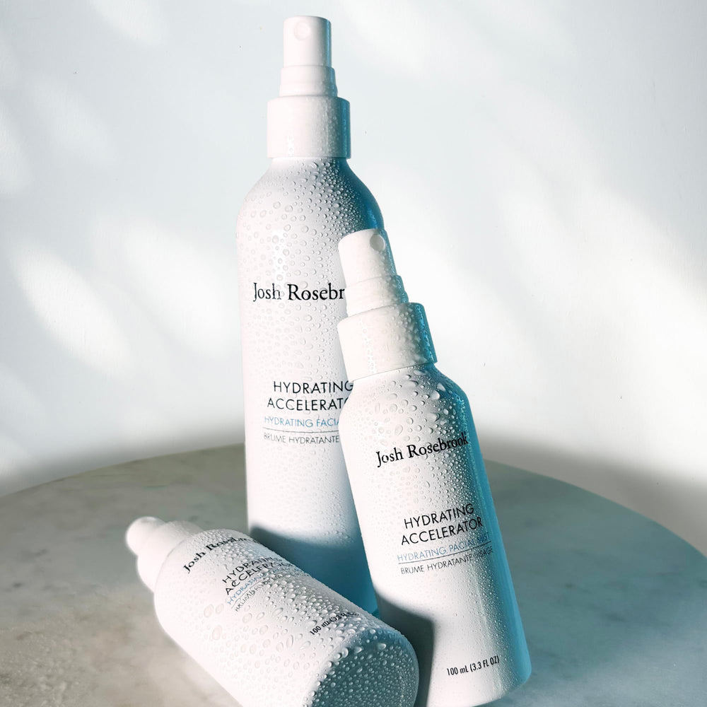 Josh Rosebrook mist texture in air highlighting lightweight hydration benefit
