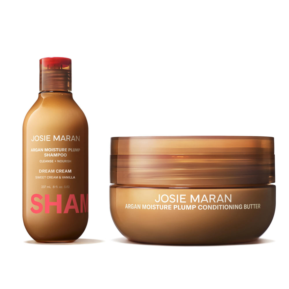 Josie Maran kit front packaging shows duo and boosts shopper confidence