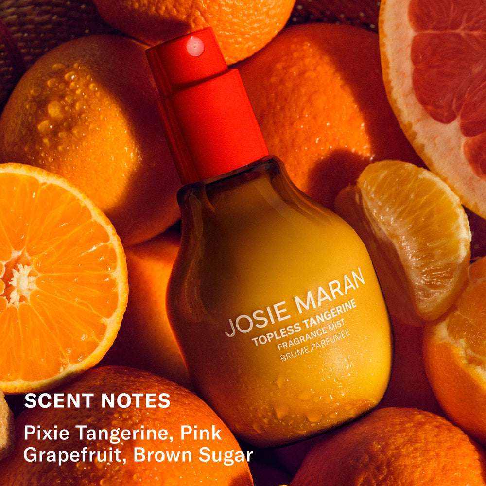 Josie Maran close-up of milky emulsion texture highlighting nourishing argan oil