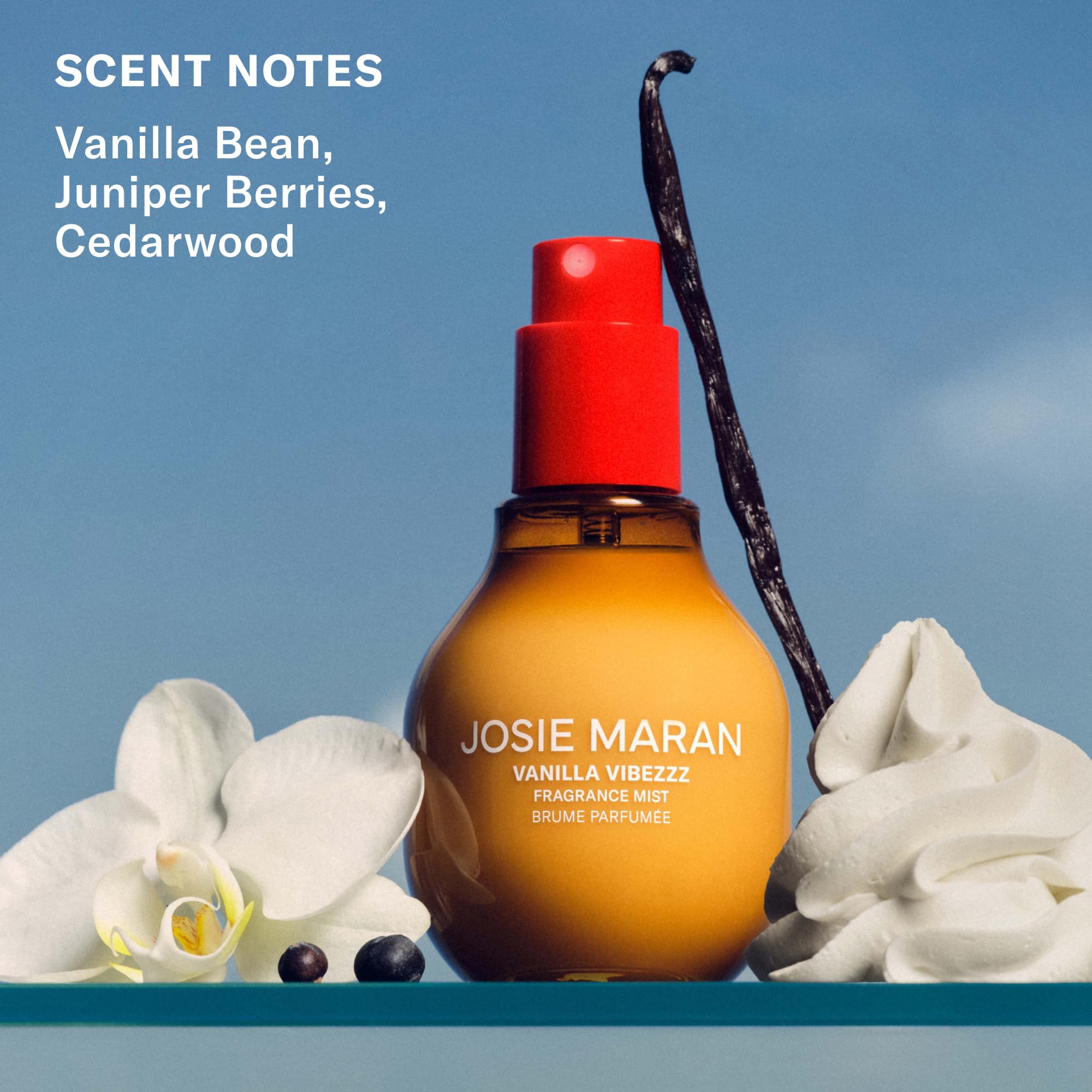 Josie Maran milky emulsion texture shot showing lightweight, non-sticky finish