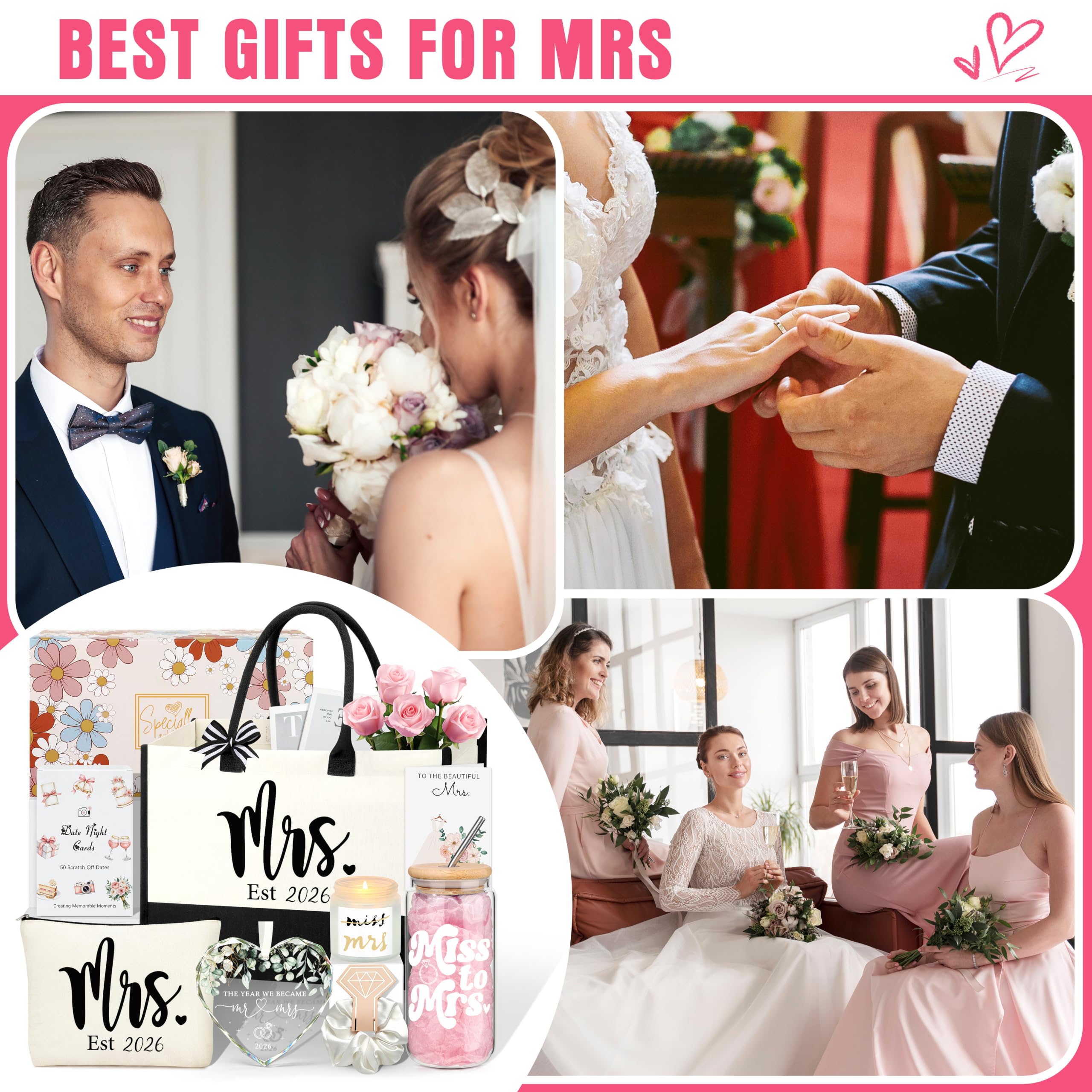 JoycuFF gift box staged in a bridal suite to show presentation and gifting appeal
