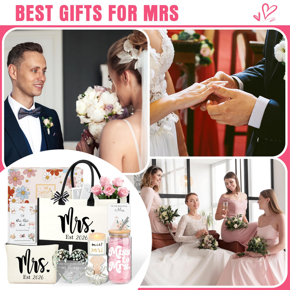 JoycuFF gift box staged in a bridal suite to show presentation and gifting appeal
