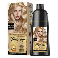 Joyful Young front packaging showing natural blonde shampoo benefit of easy color-refresh