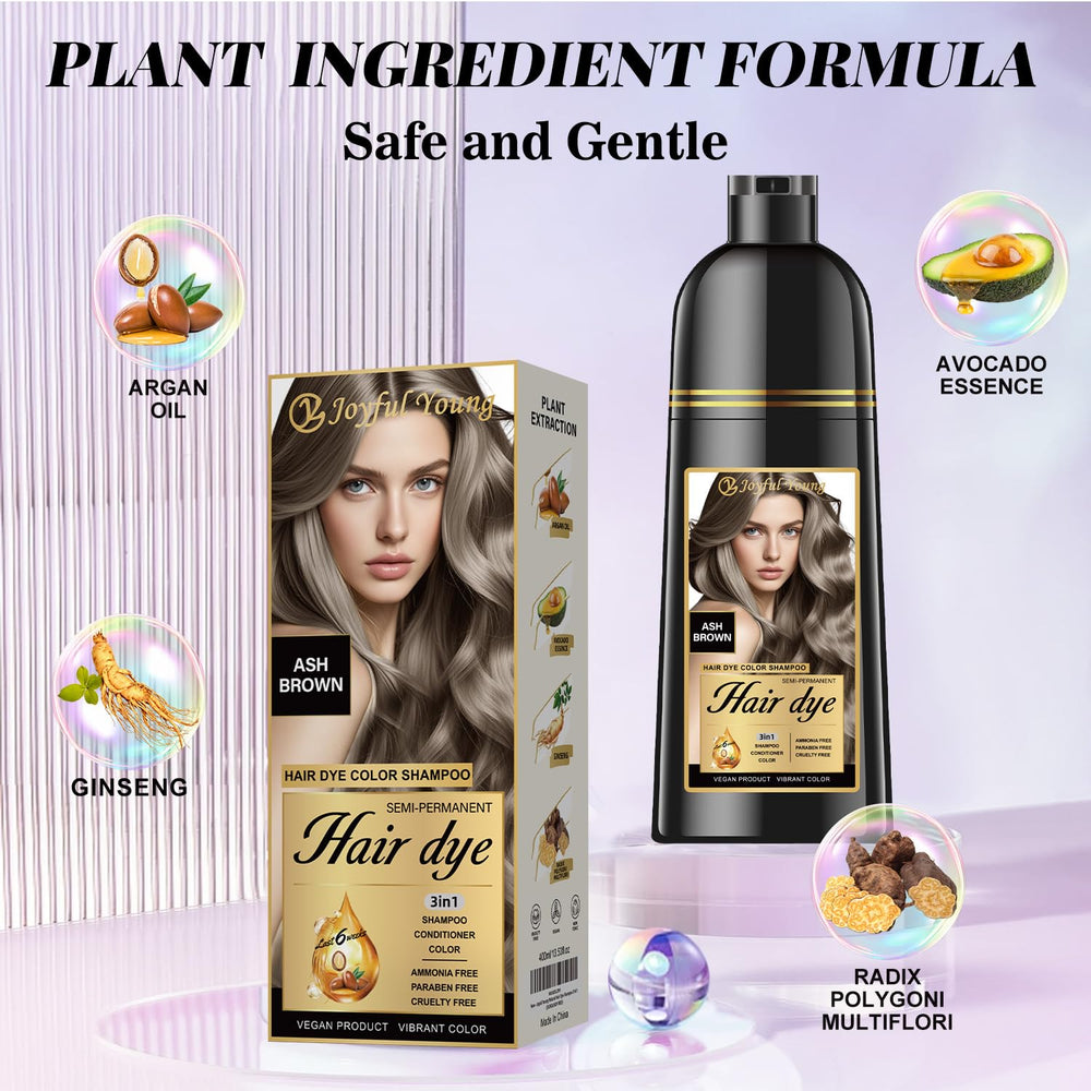 Joyful Young close-up texture of the shampoo cream highlighting smooth application benefit