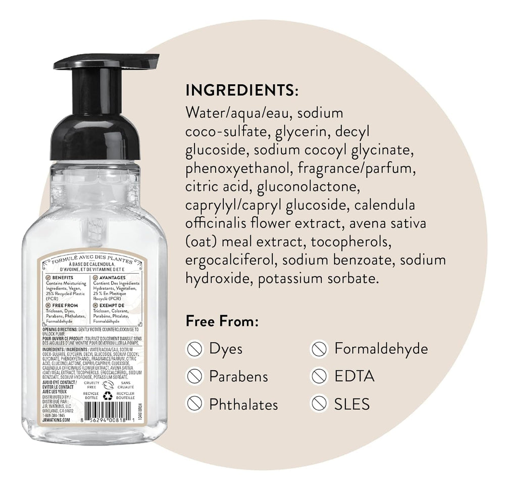 J.R. Watkins packaging with eco messaging highlighting environmentally friendly packaging benefit