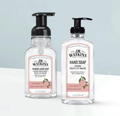 J.R. Watkins ingredients label highlighting plant-based botanicals and clean formulation