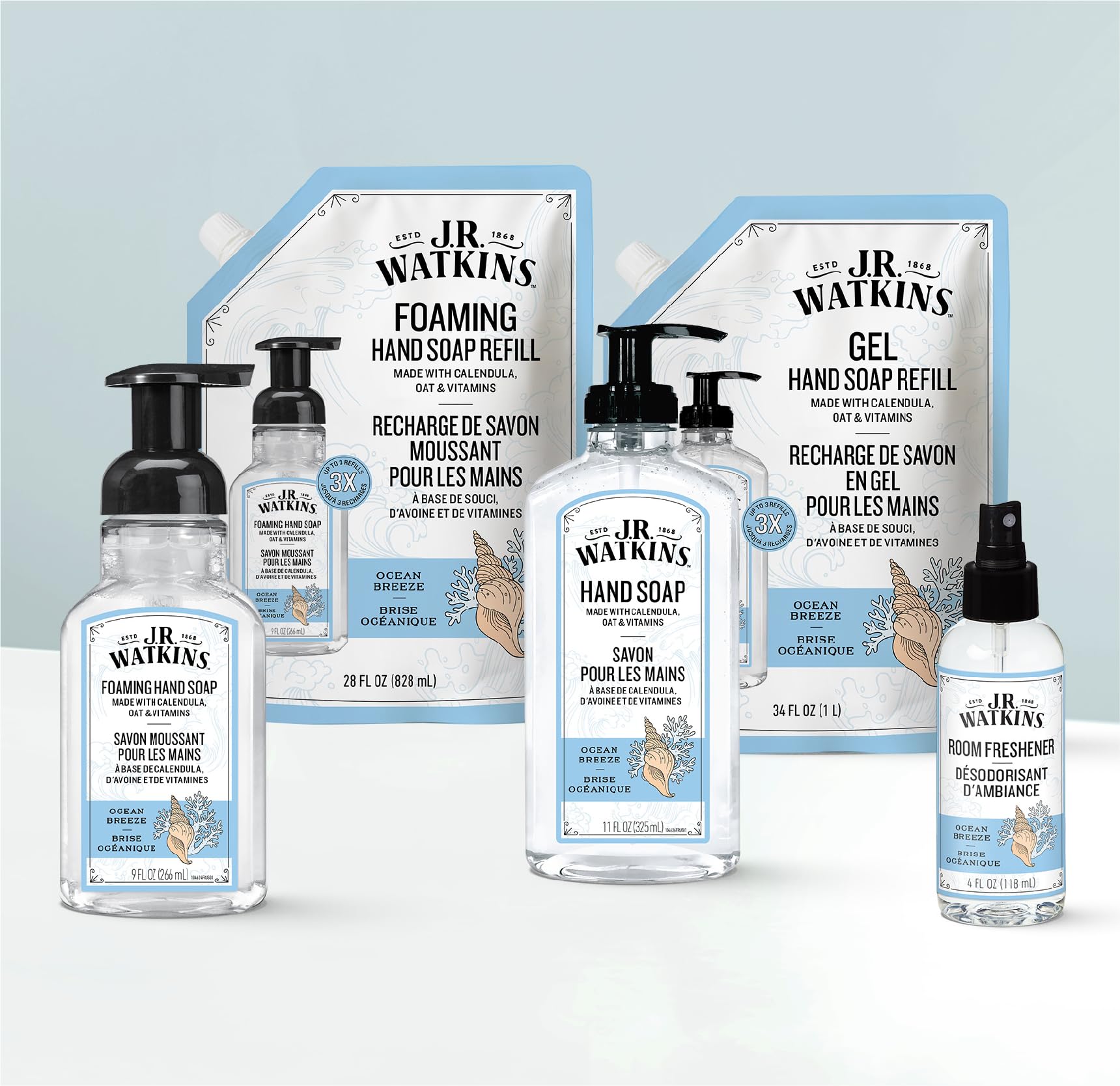 J.R. Watkins ingredients label close-up showing plant-based benefit
