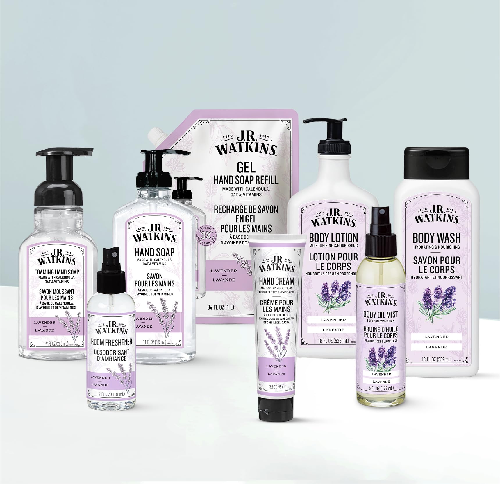 J.R. Watkins oil texture on skin illustrating non-greasy softening effect