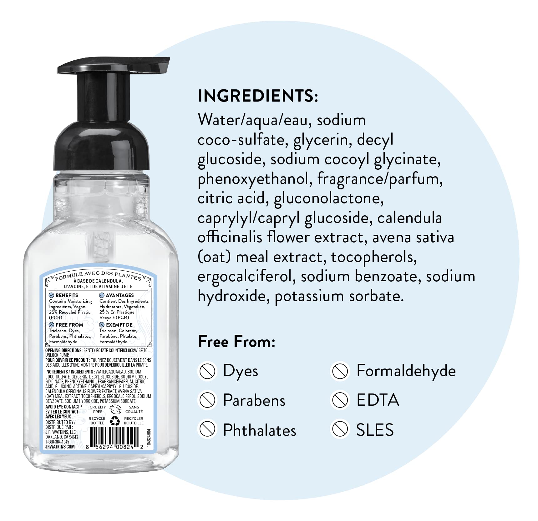 J.R. Watkins in bathroom lifestyle scene showing fresh scent and welcome aesthetic benefit