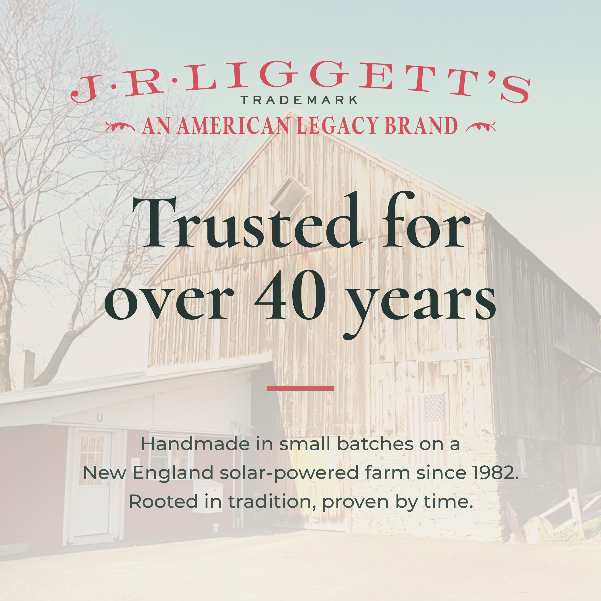 J·R·LIGGETT'S cut bar in travel tin showing portability and reduced waste