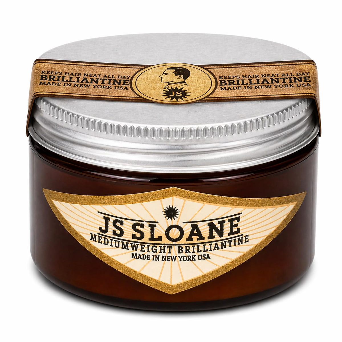 JS Sloane front jar showing packaging and clear product benefit