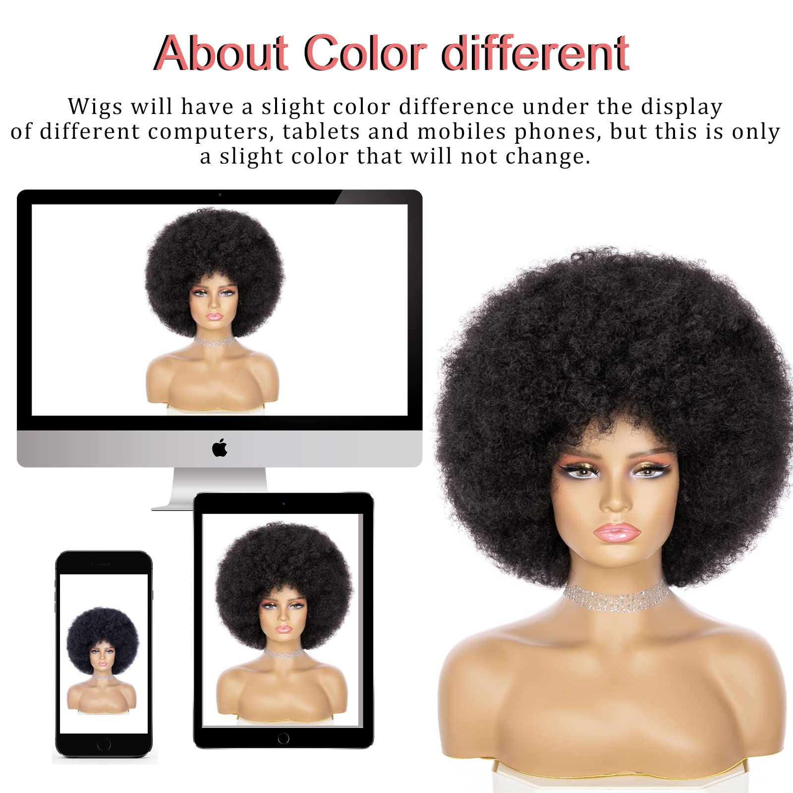JSDshine packaging with wig net and caps for safe storage and travel