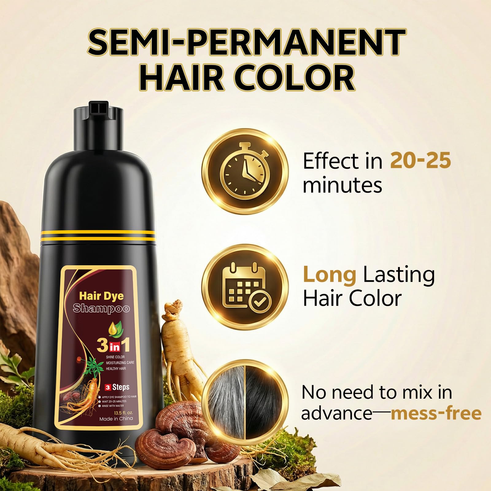JUANCHI back label close-up listing plant extracts and ingredient transparency benefit