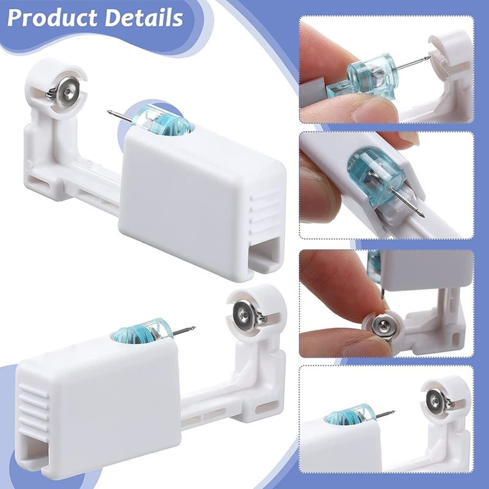 judero device in use positioning on ear demonstrating quick accurate placement