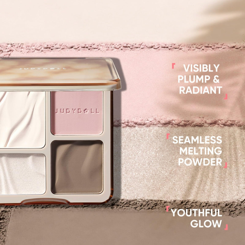 JUDYDOLL compact mirror detail for convenient on-the-go touch-ups benefit