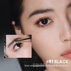 JUDYDOLL dual-wing brush close-up separating and lifting lashes precisely