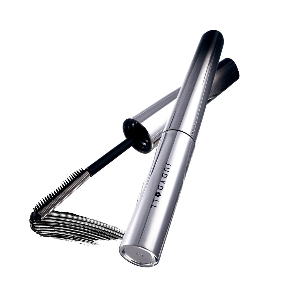 JUDYDOLL front packaging showing 3-in-1 mascara benefits and sleek tube