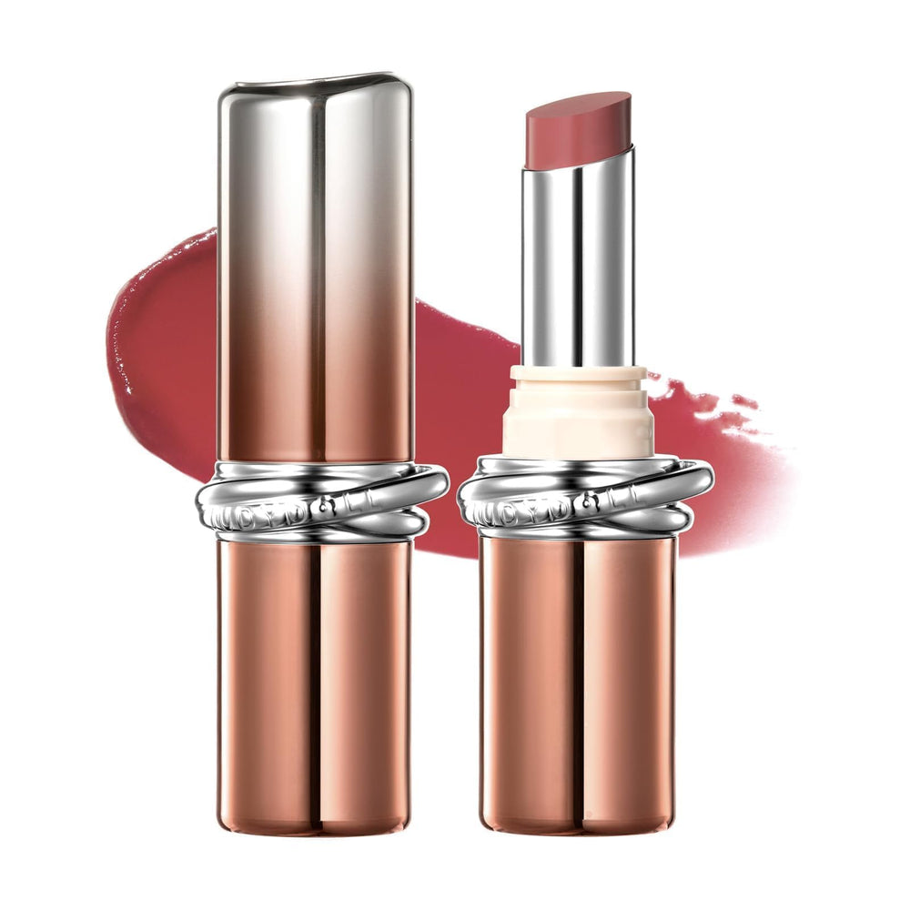 JUDYDOLL front packaging showing bold red shade and glossy finish benefit