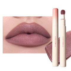 JUDYDOLL front packaging showcasing bold red and matte finish benefits