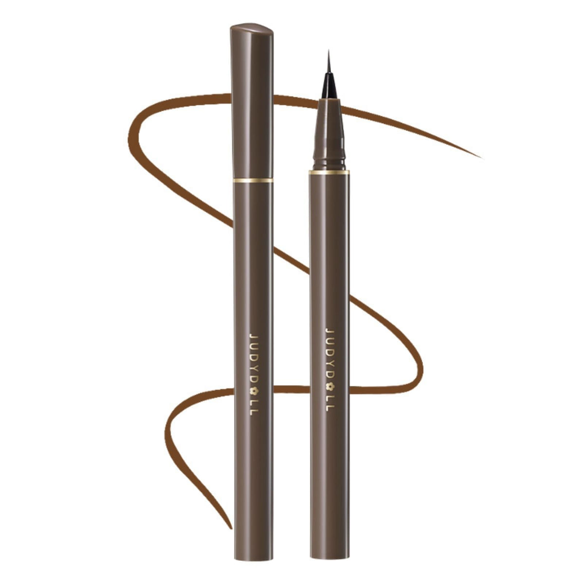JUDYDOLL front packaging showing product name and shade deep brown benefit clarity