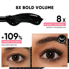 JUDYDOLL convex brush side separating and fanning lash tips