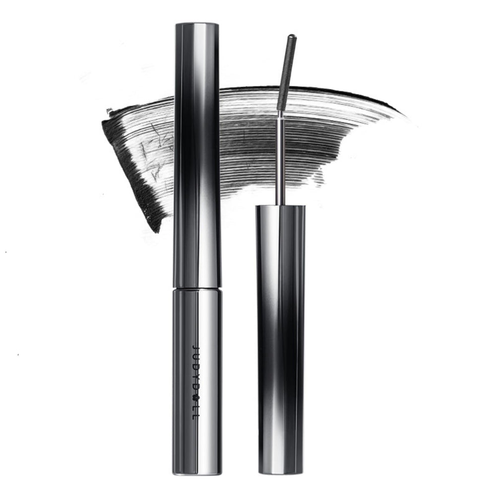 JUDYDOLL mascara front packaging showing product benefits and sleek design