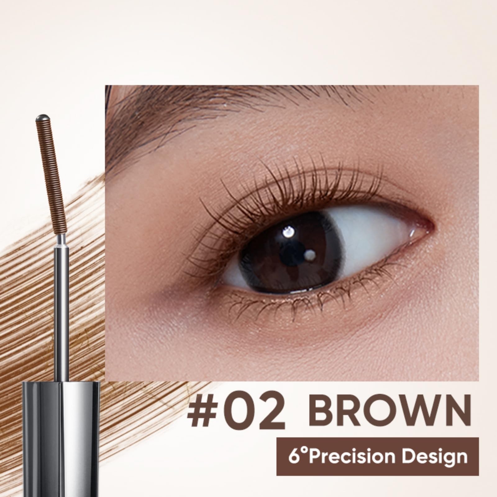 JUDYDOLL precision metal wand close-up capturing thin lashes for accurate application