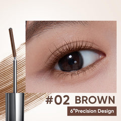 JUDYDOLL precision metal wand close-up capturing thin lashes for accurate application