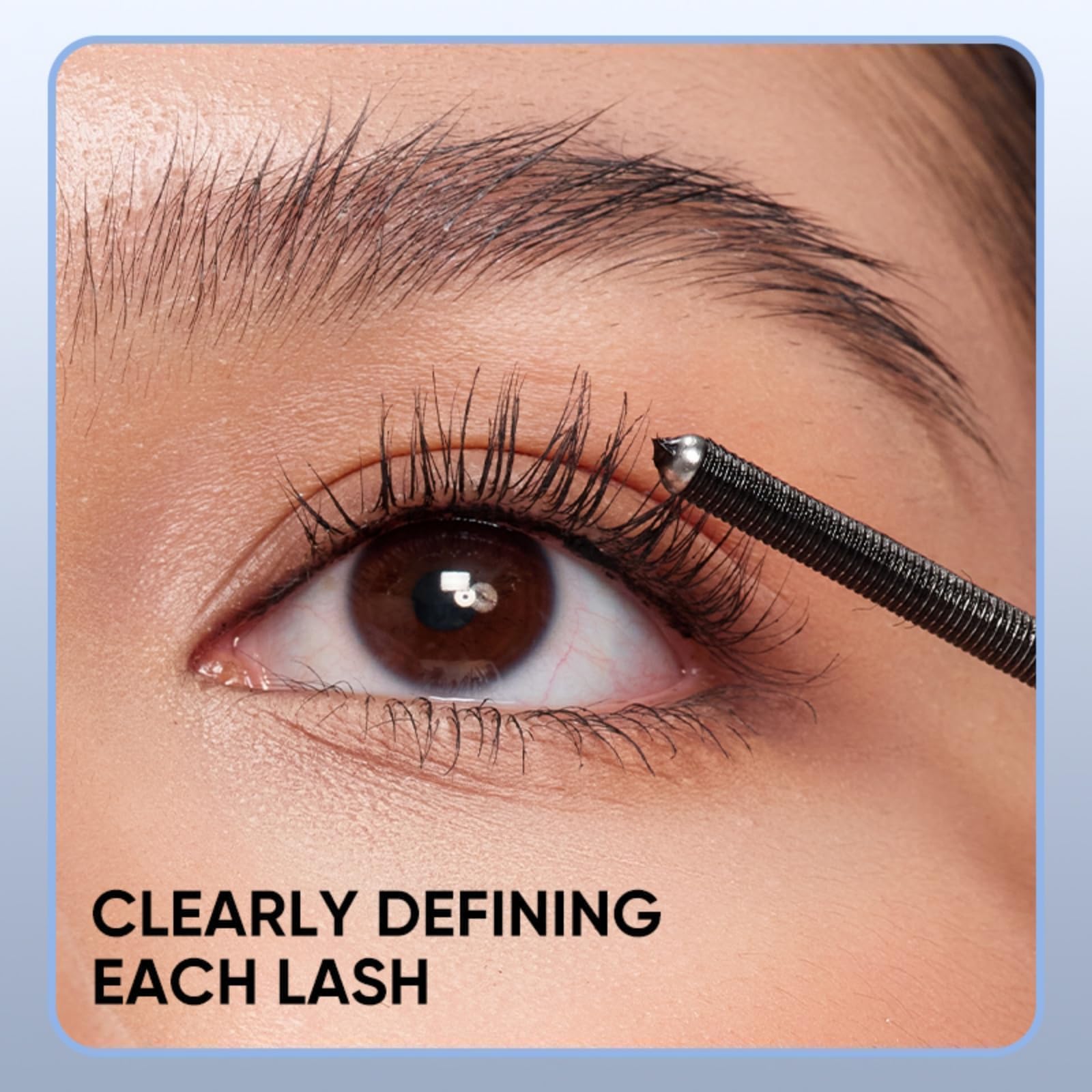 JUDYDOLL before and after lashes showing length and separation