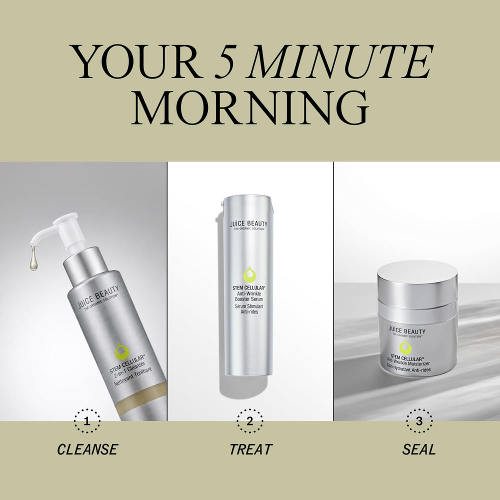 Juice Beauty application on neck and décolleté for smoothing