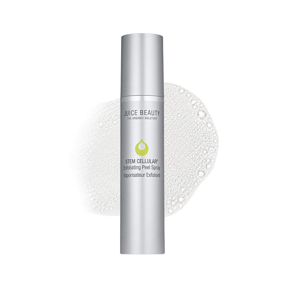 Juice Beauty front packaging showing clean peel spray for instant radiance