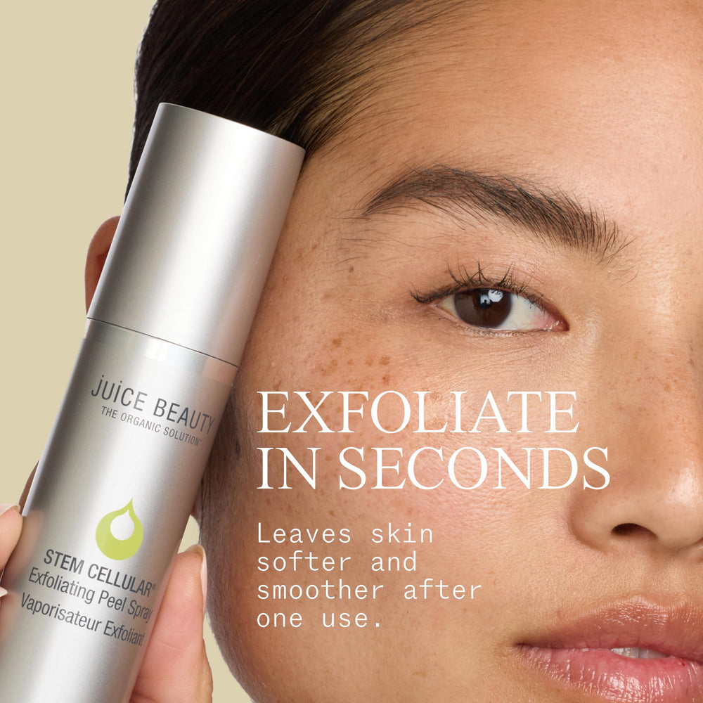 Juice Beauty liquid droplet on hand showing lightweight, fast-absorbing texture