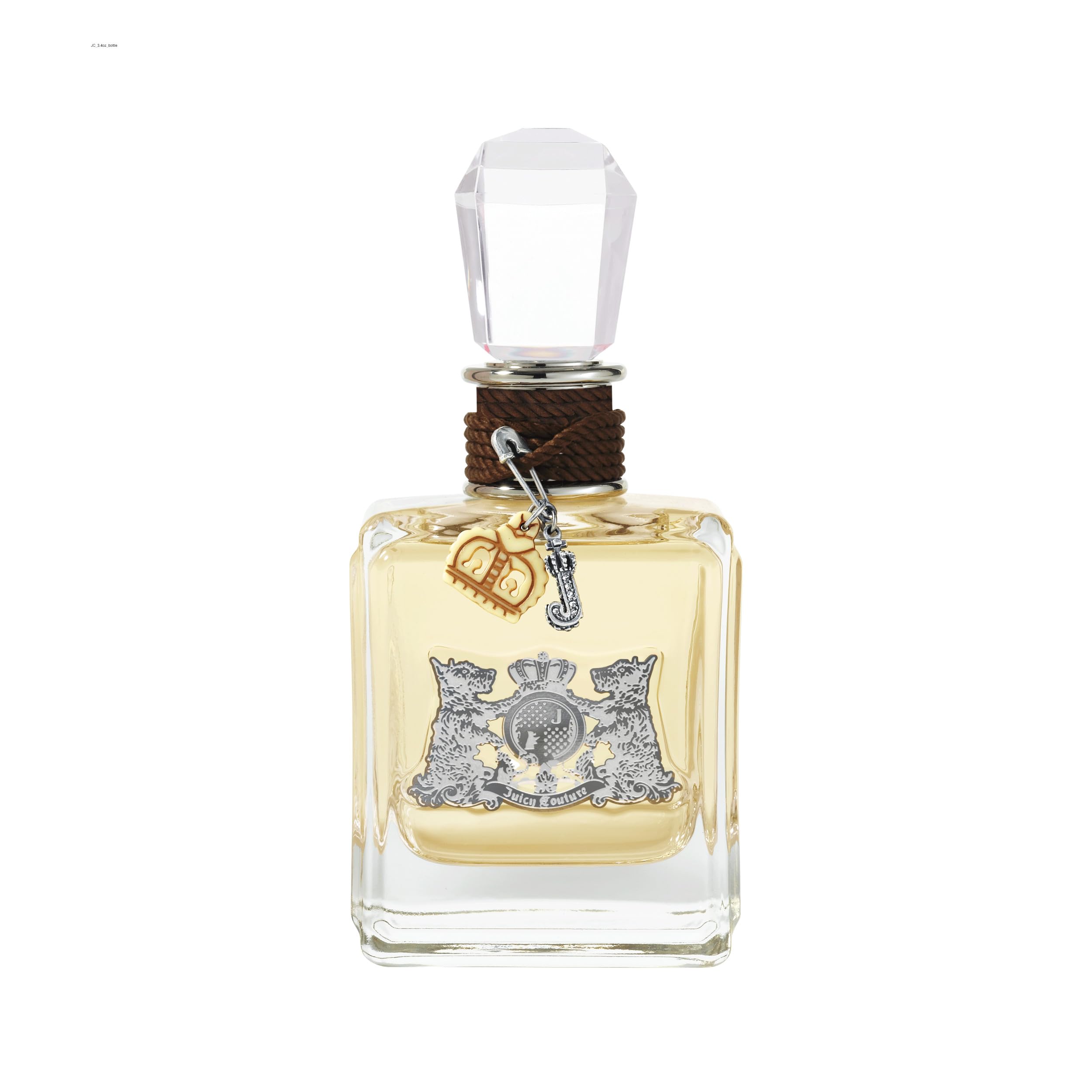 Juicy Couture perfume on vanity table in lifestyle scene conveying youthful, bold vibe