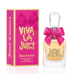Juicy Couture bottle front view showing elegant design and wearable glamour