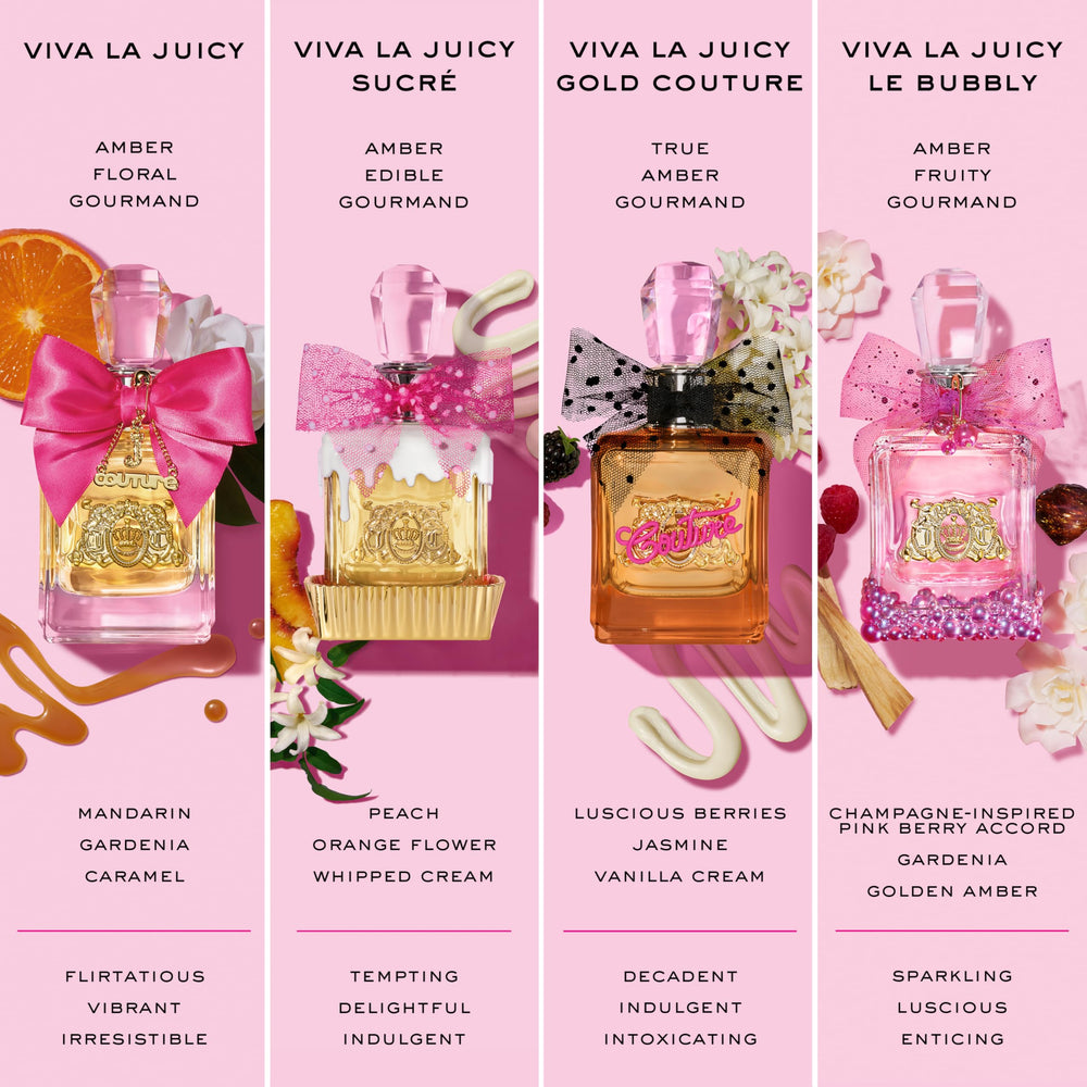 Juicy Couture Viva La Juicy fine spray cloud showing light misting and even scent distribution