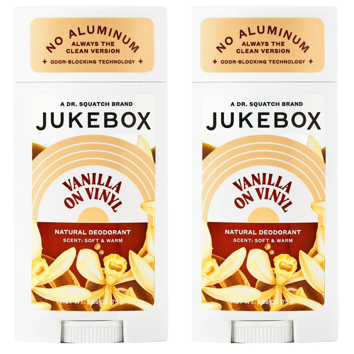 JUKEBOX front packaging two-pack showing product and scent benefits