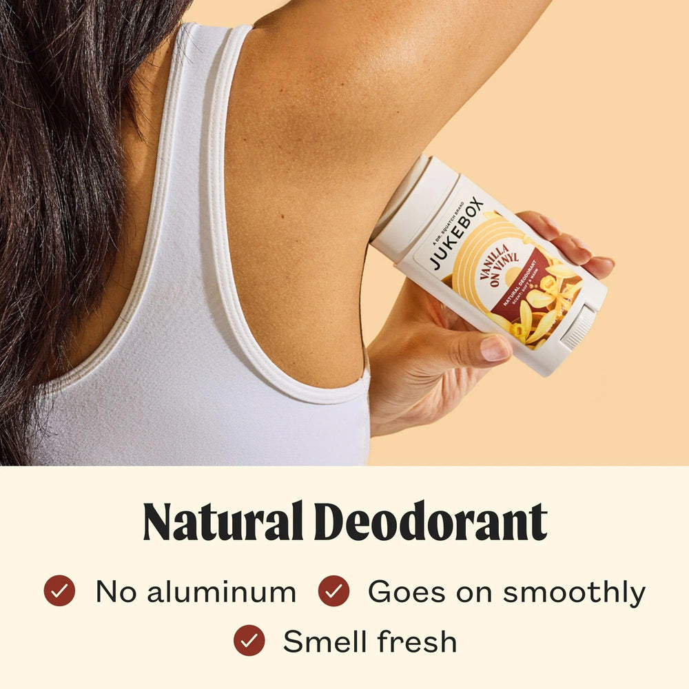 JUKEBOX open stick with visible vanilla-scented top for comforting fragrance