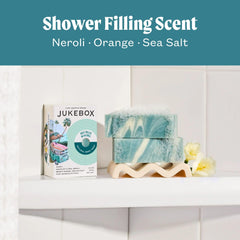 JUKEBOX close-up lather texture highlighting creamy foam and gentle cleanse