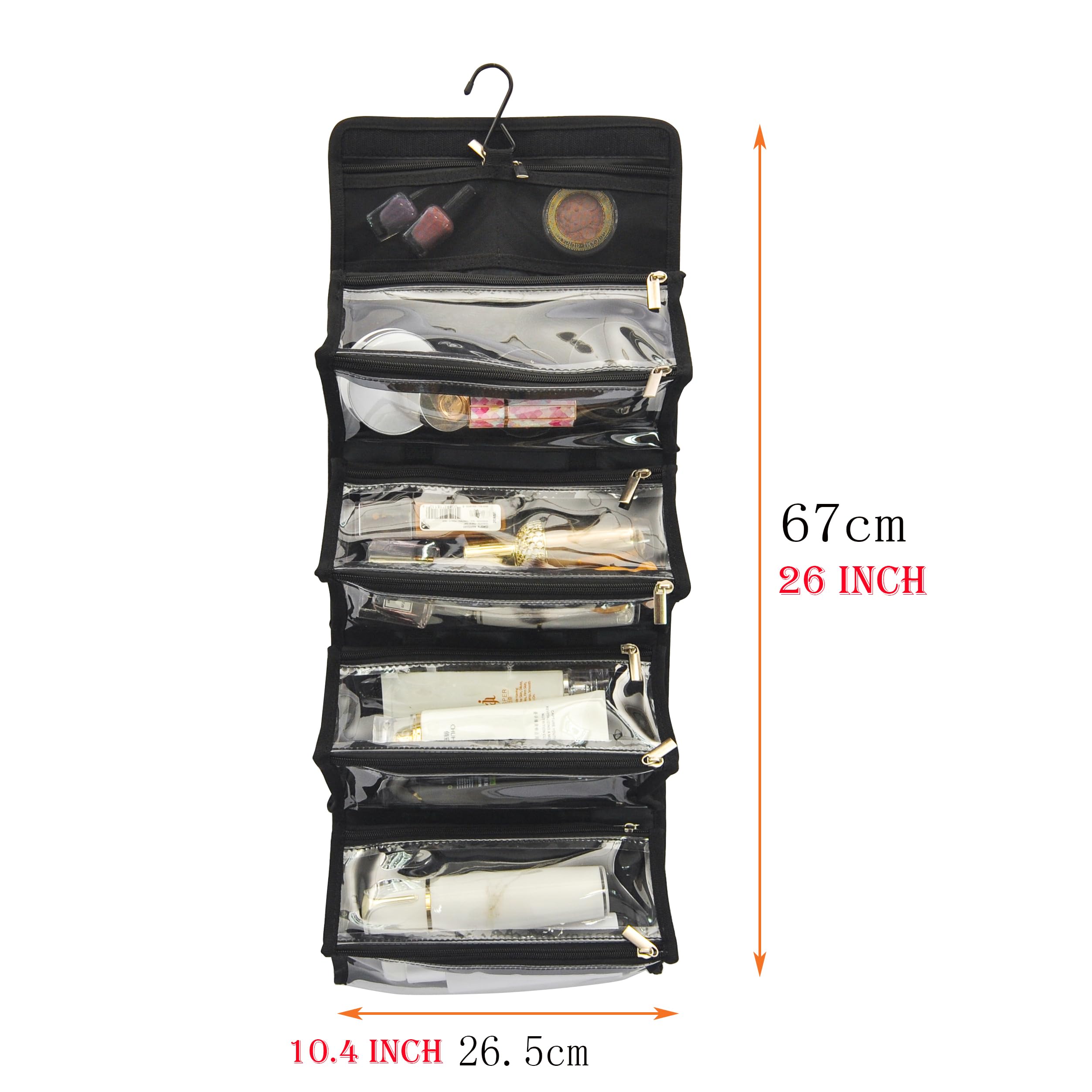 Jula Vance four removable clear TPU pouches laid out for quick visibility benefit