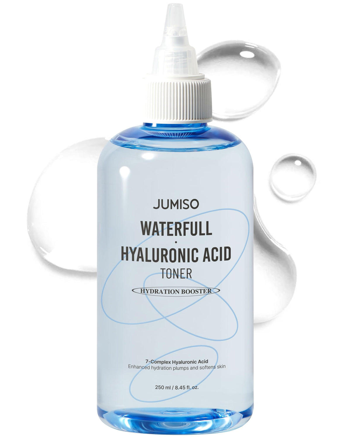 JUMISO bottle front packaging showing product and hydrating benefit