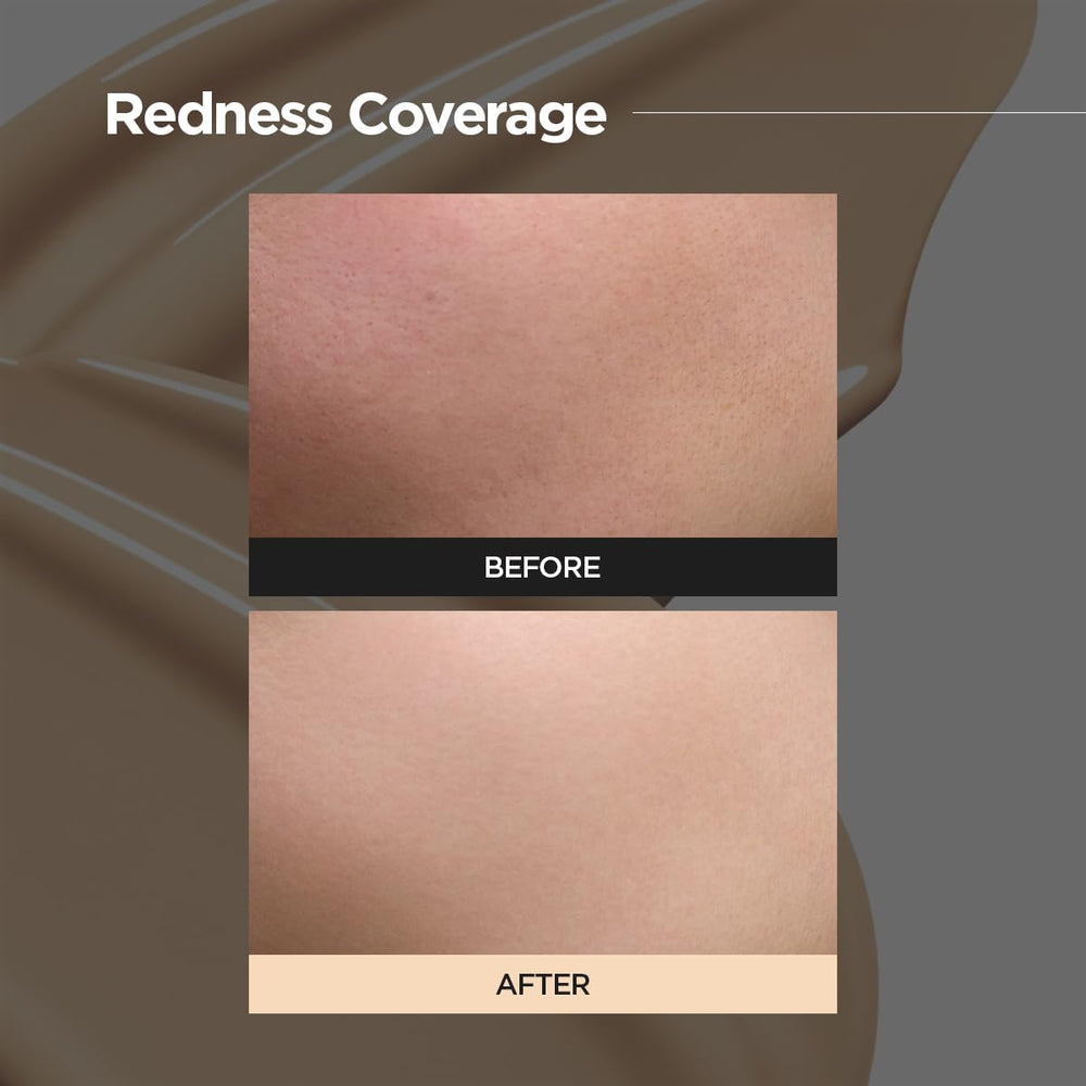 JUNG SAEM MOOL before-and-after half face showing high coverage benefit