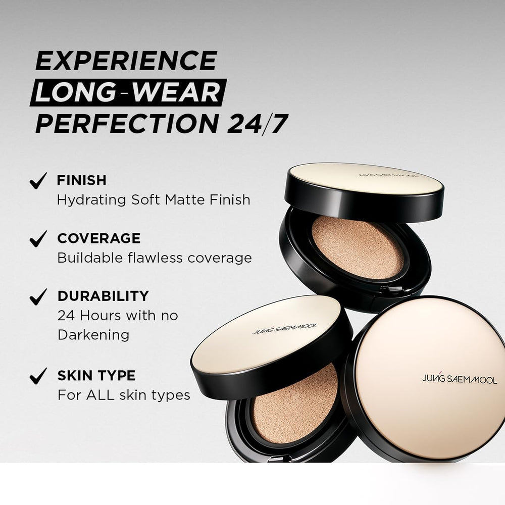 JUNG SAEM MOOL formula droplet on skin showing hydrating ingredients benefit